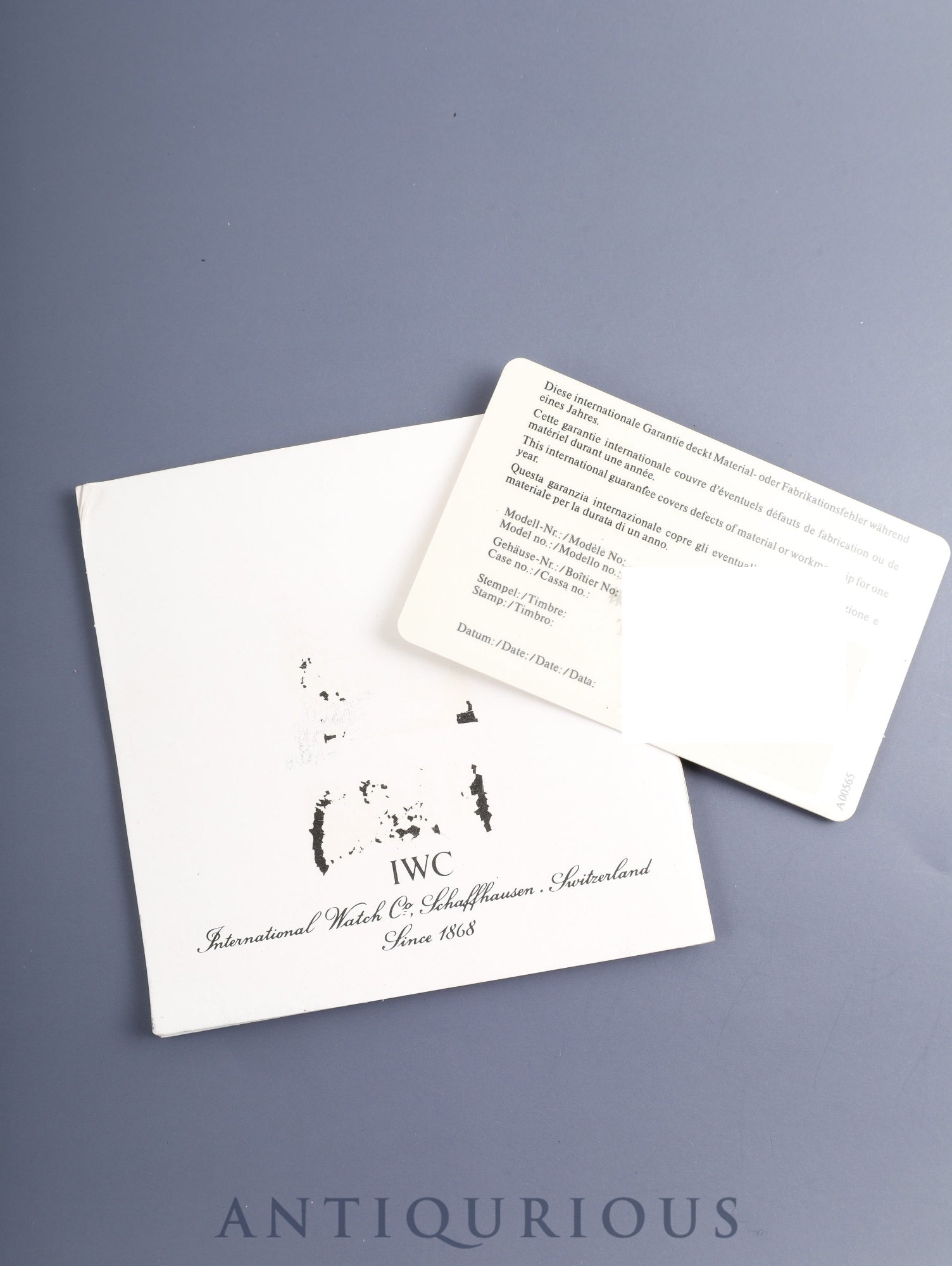 アイダブリュシー ポートフィノ IW351320 自動巻き Cal.37521 SS 革 純正尾錠(SS)ホワイト文字盤 冊子 保証書(1993年)オーバーホール済み