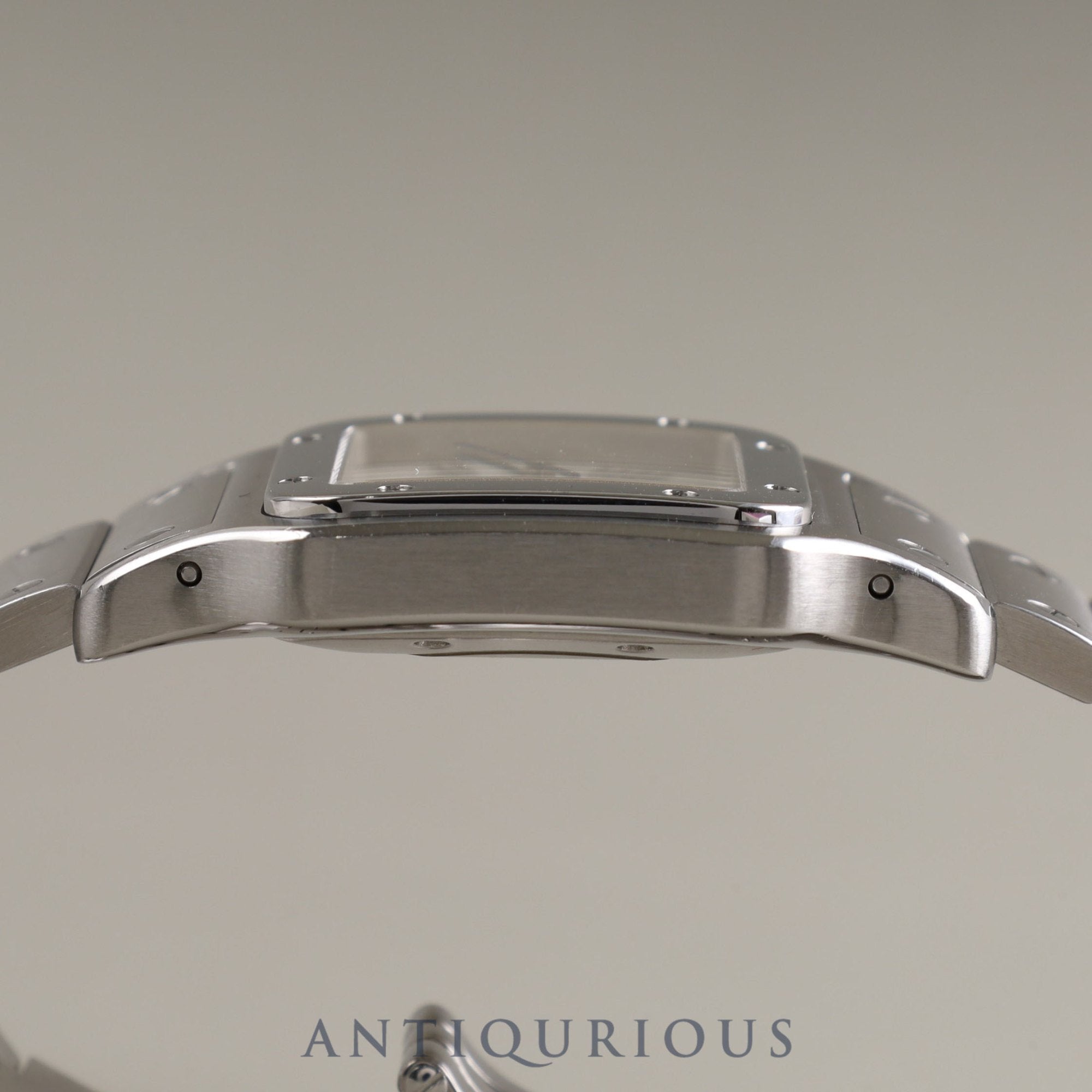 Cartier Santos Galbee LM 2319 Automatic SS SS Silver Guilloche Dial