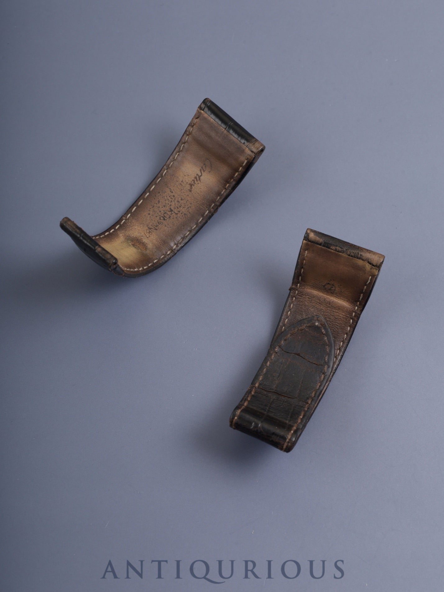 カルティエ タンクルイカルティエ XL マニュアルデイト W1560002/ 3185 手巻き Cal.9753MC 750PG 純正Dバックル(750PG) ギョーシェブラウンローマン文字盤 純正レザーベルト オーバーホール済み