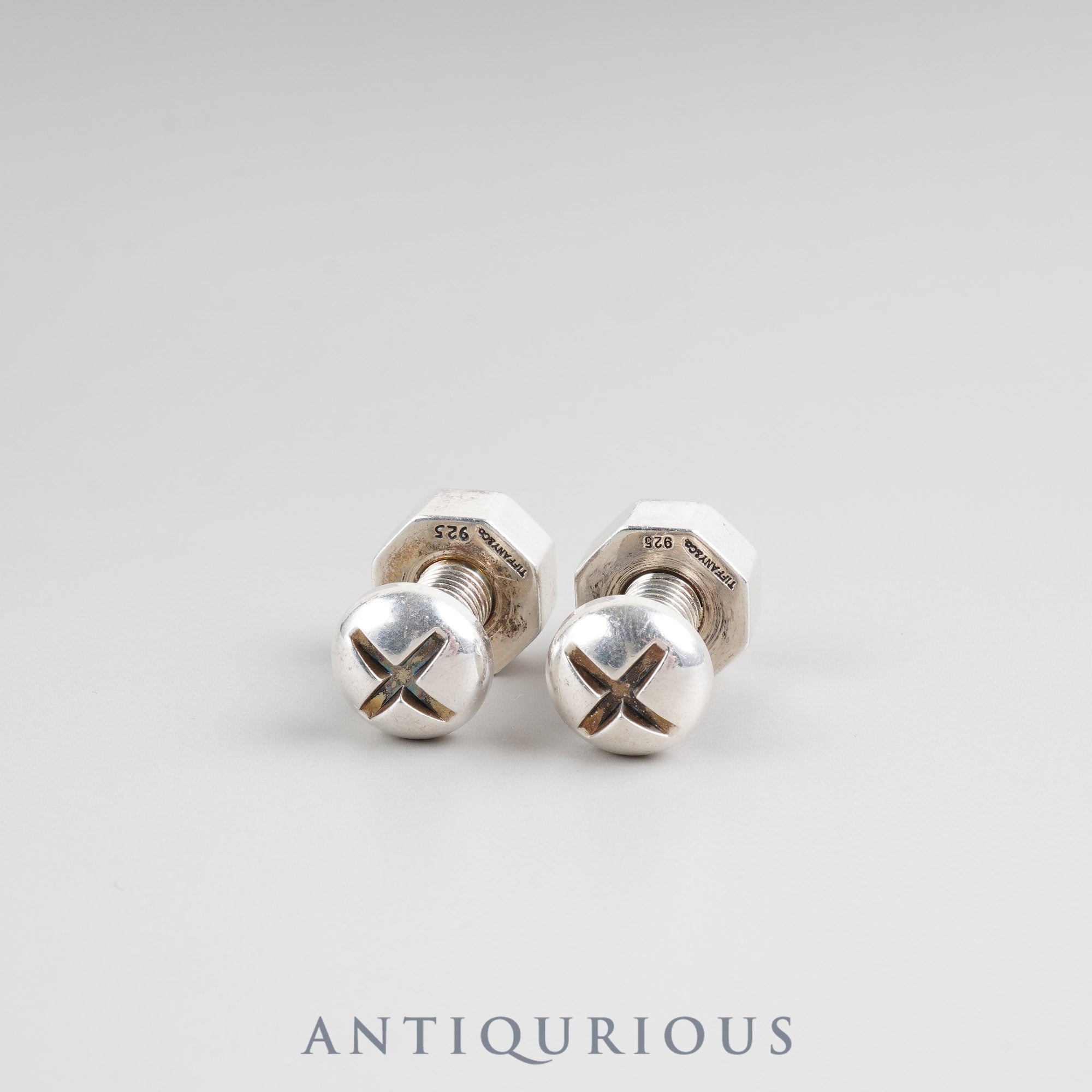 ティファニー カフリンクス ボルト&ナット スターリングシルバー