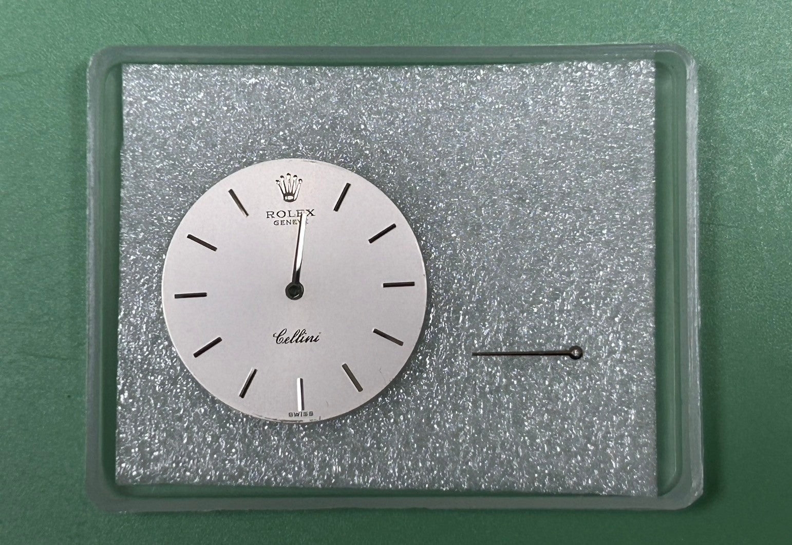 Rolex Cellini 3756 Manual winding Cal.1600 750 Leather Genuine buckle (GP) Silver dial 18th series (1965) Overhauled