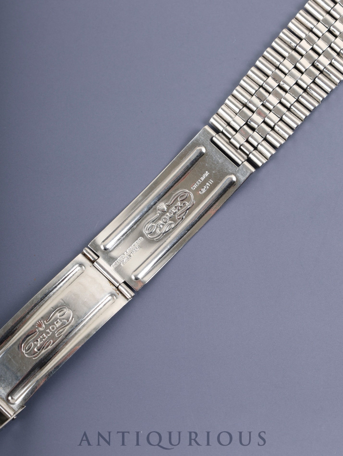 Rolex Datejust 1601 Automatic Caliber 1560 Stainless Steel/White Gold Stainless Steel Silver Dial No. 36 (1972) Overhauled