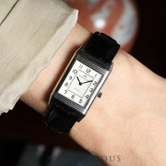 ジャガー・ルクルト レベルソ クラシック 250.8.86 手巻き Cal.846/1 SS 革 純正バックル(SS) シルバーアラビア文字盤 オーバーホール済み