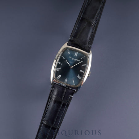 IWC Old Inter Schauhausen 2582 Manual winding Cal.423 SS Leather Third party buckle Blue Roman dial Overhauled