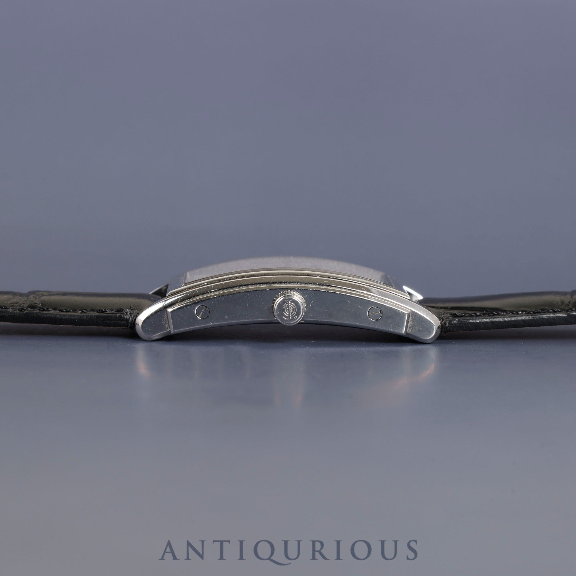 ティファニー グランドスモールセコンド Z0030.13.10A21A40A クォーツ Cal.980.163 SS 革 純正尾錠(SS)ホワイト文字盤 箱 保証書(2018年) オーバーホール済み