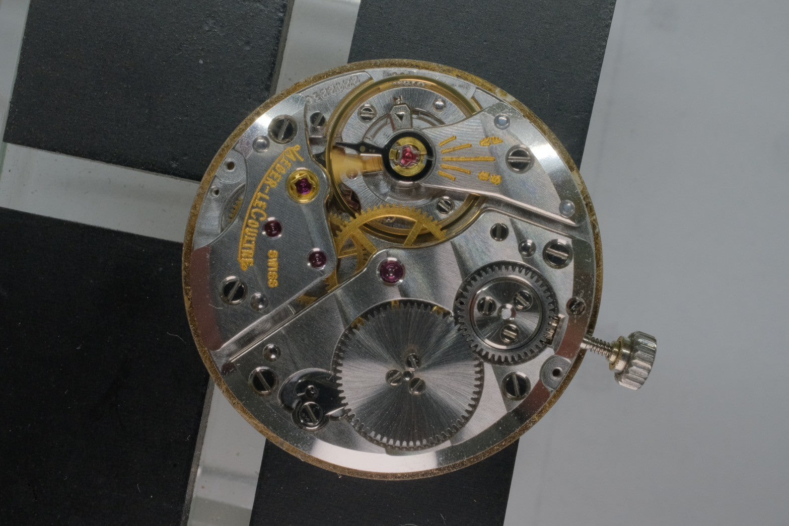 Jaeger-LeCoultre Octagonal Case 4479 42 Manual Winding Cal.861 SS Leather Genuine Buckle (SS) White Roman Dial Warranty (Unsigned) Overhauled