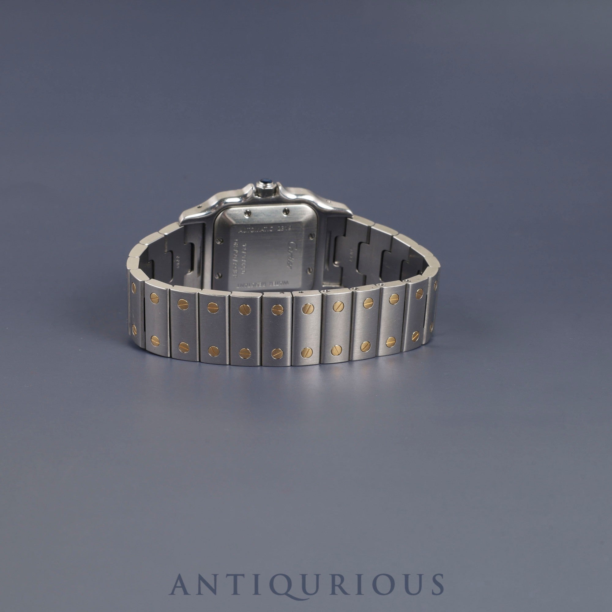 カルティエ サントス ガルベ LM W20058C4 / 2319 自動巻き SS/YG SS/YG ギョーシェ文字盤 保証書(2004年) オーバーホール済み