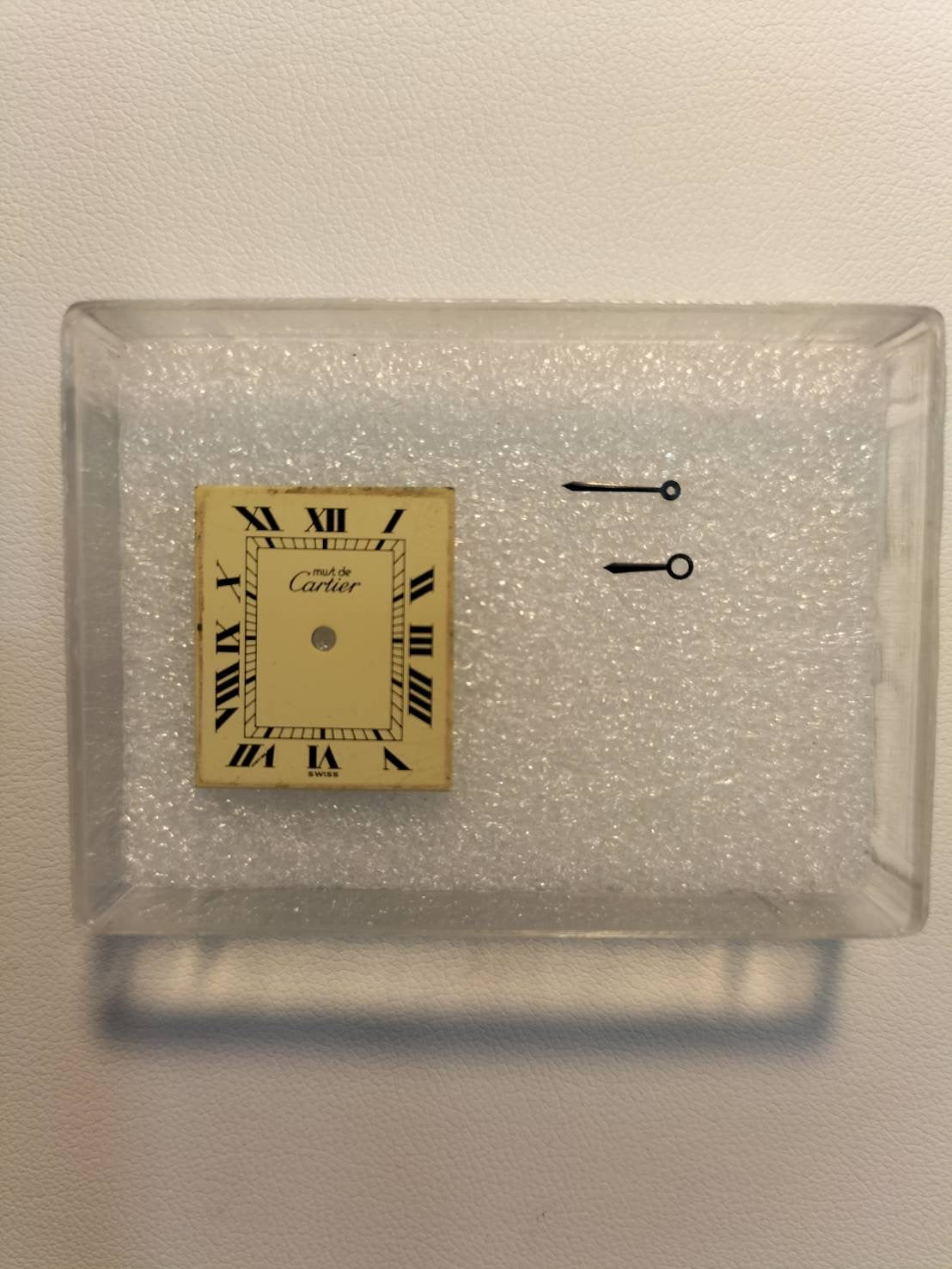 カルティエ マストタンク LM 6 手巻き Cal.78-1 SV925 革 純正ピンバックル(GP)アイボリーローマン文字盤(SWISS表記) オーバーホール済み 新品仕上げ済み