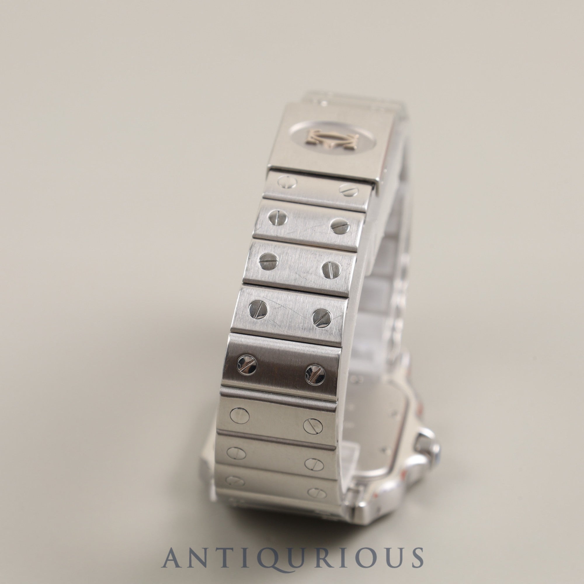 カルティエ サントス ガルベLM W20025D6  / 1564 クォーツ Cal.87  SS SS  アイボリー文字盤 オーバーホール済み