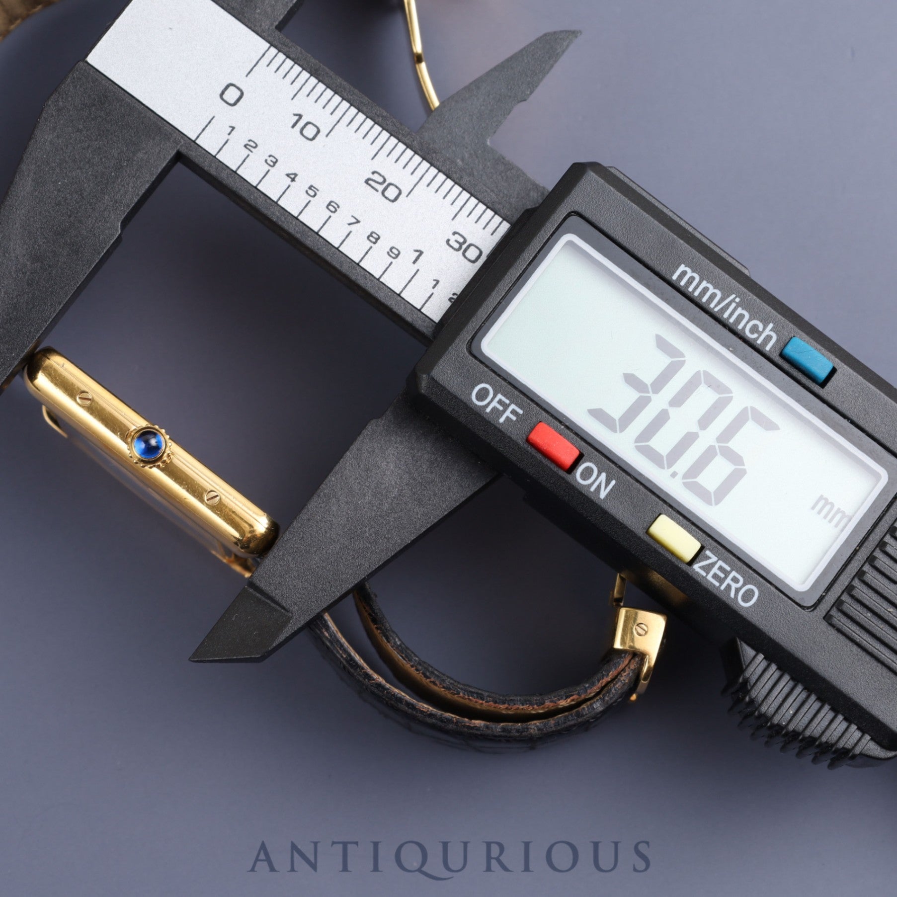 Cartier Must Tank LM 590005 Quartz Cal.690 SV925 Genuine leather strap Genuine D buckle Opalan dial Overhauled