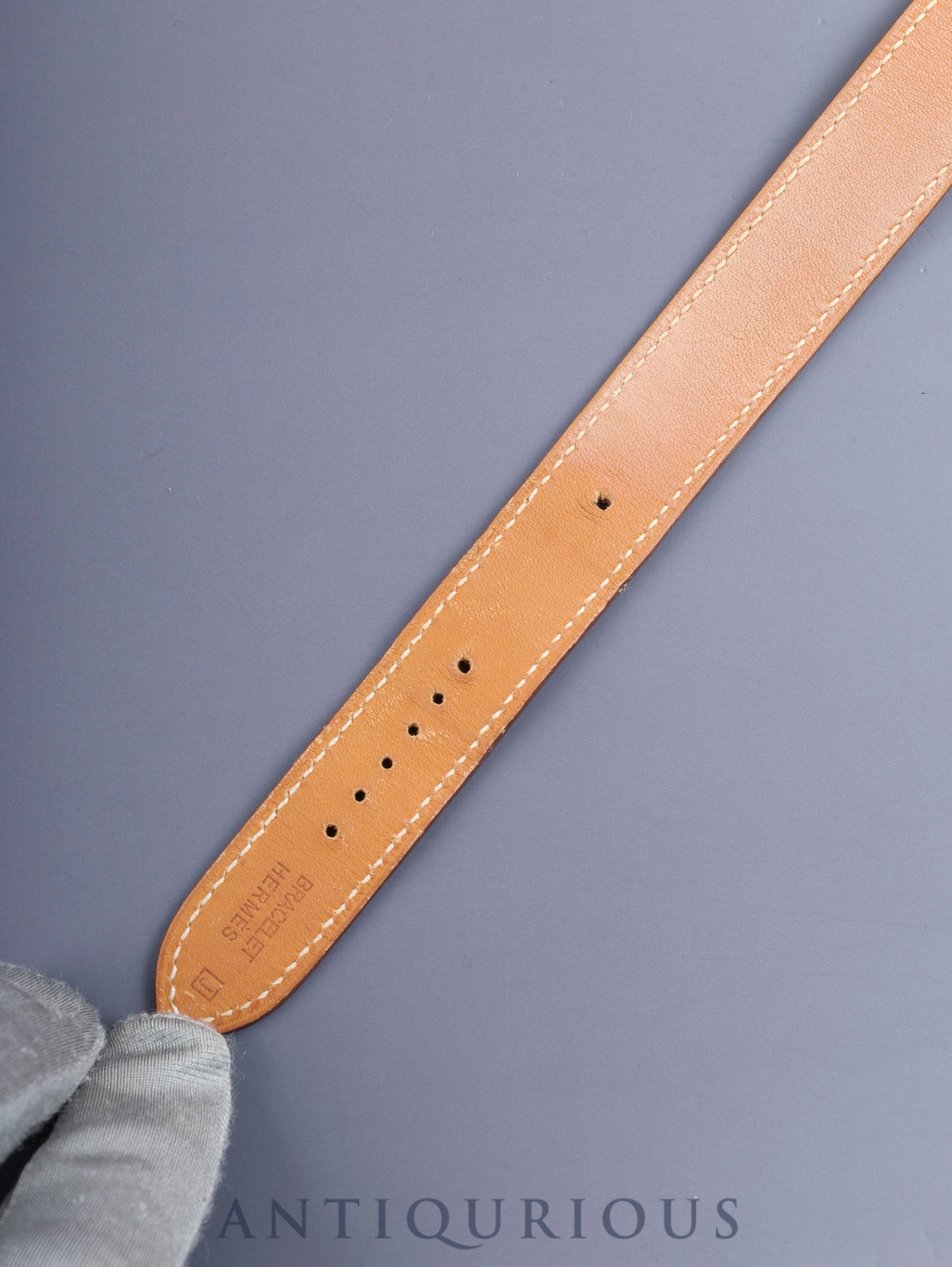 エルメス ケープコッド CC2.710 クォーツ Cal.ETA266.111 SS 純正革ベルト(□J刻印:2006年) 純正尾錠(SS) シルバー文字盤 オーバーホール済み