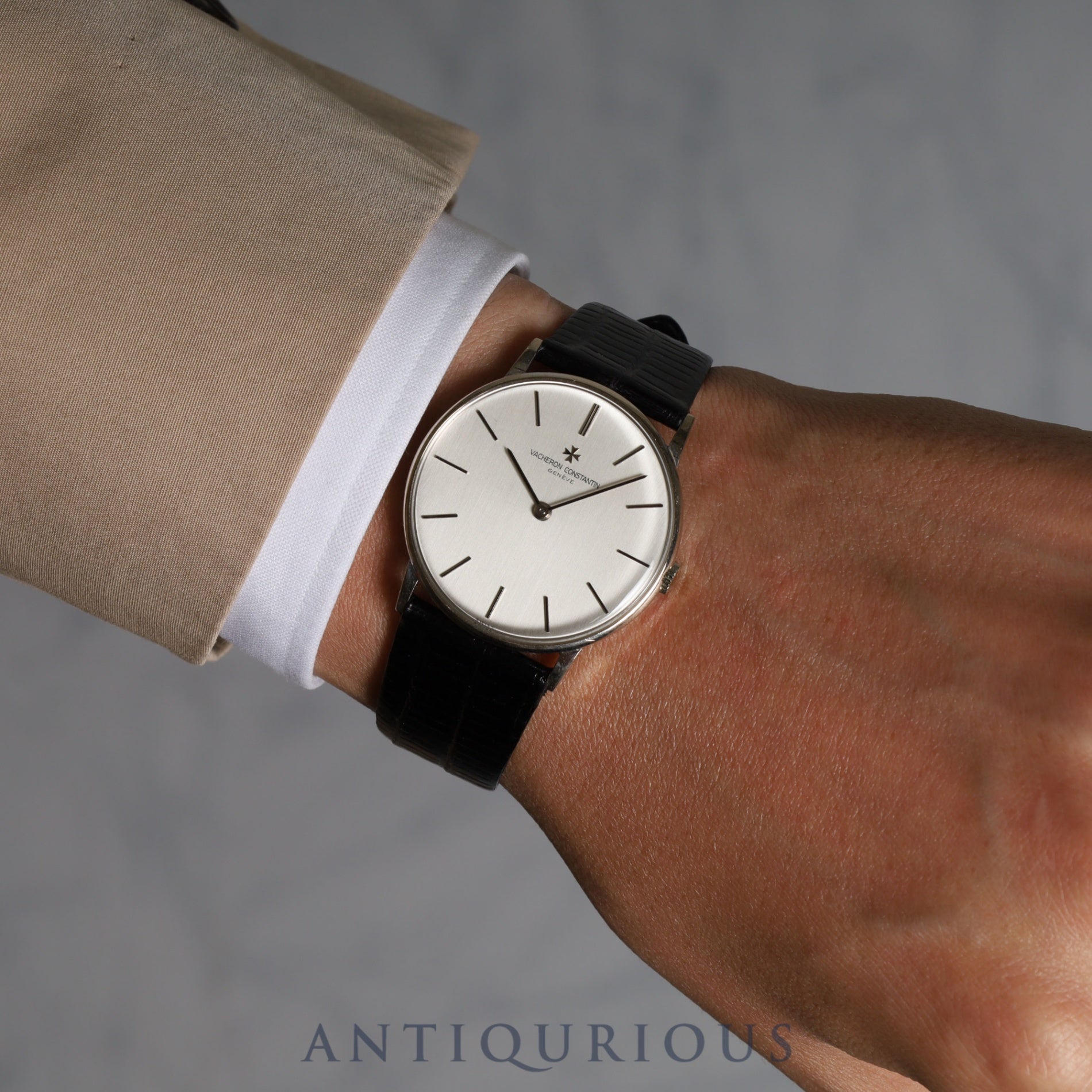 ヴァシュロン・コンスタンタン パトリモニー 2013 手巻き Cal.K1014 750 革 純正尾錠(750)シルバー文字盤 33.0mm オーバーホール済み