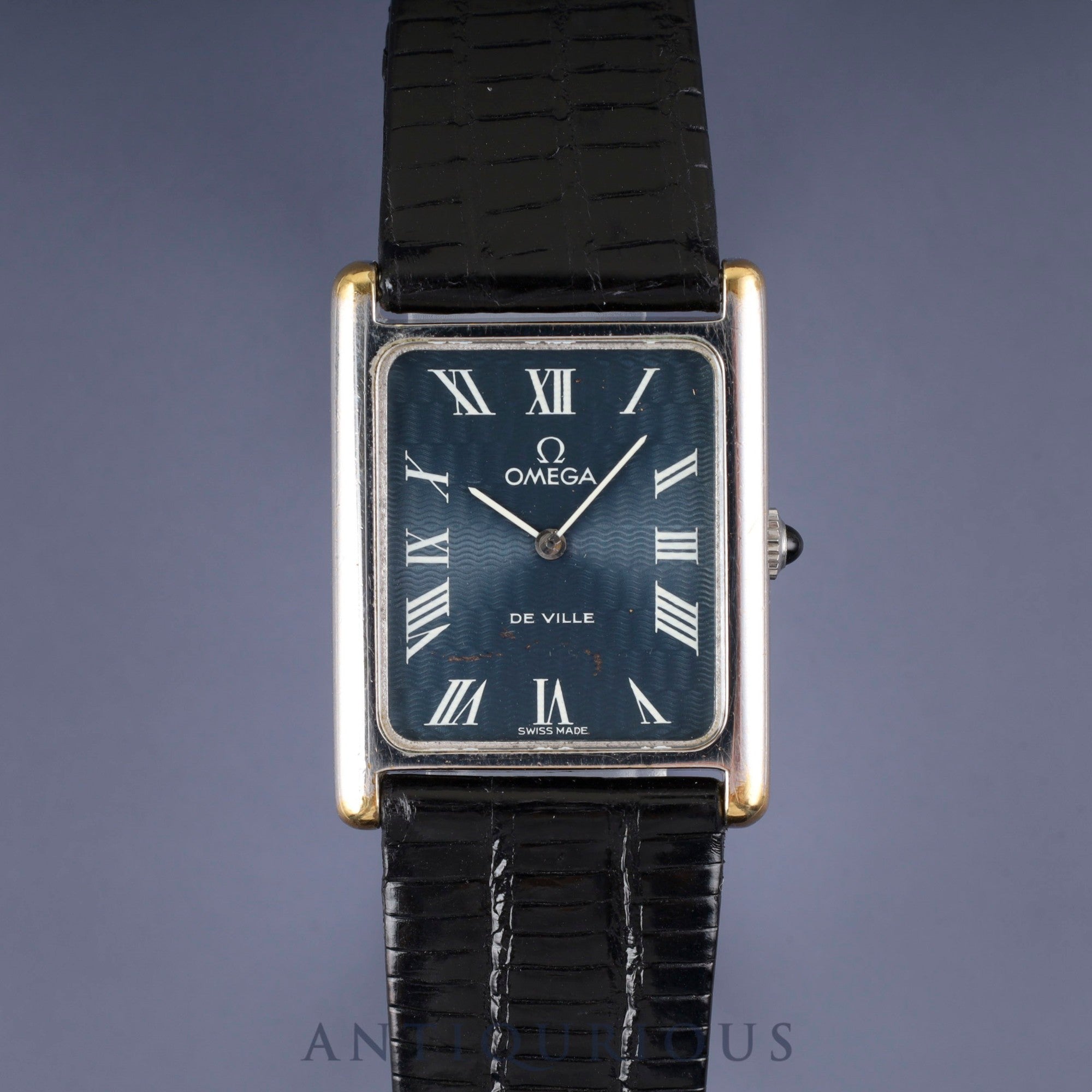 オメガ デ・ヴィル 511.0404 手巻き Cal.625 SS 純正尾錠(SS)ネイビー文字盤 オーバーホール済み