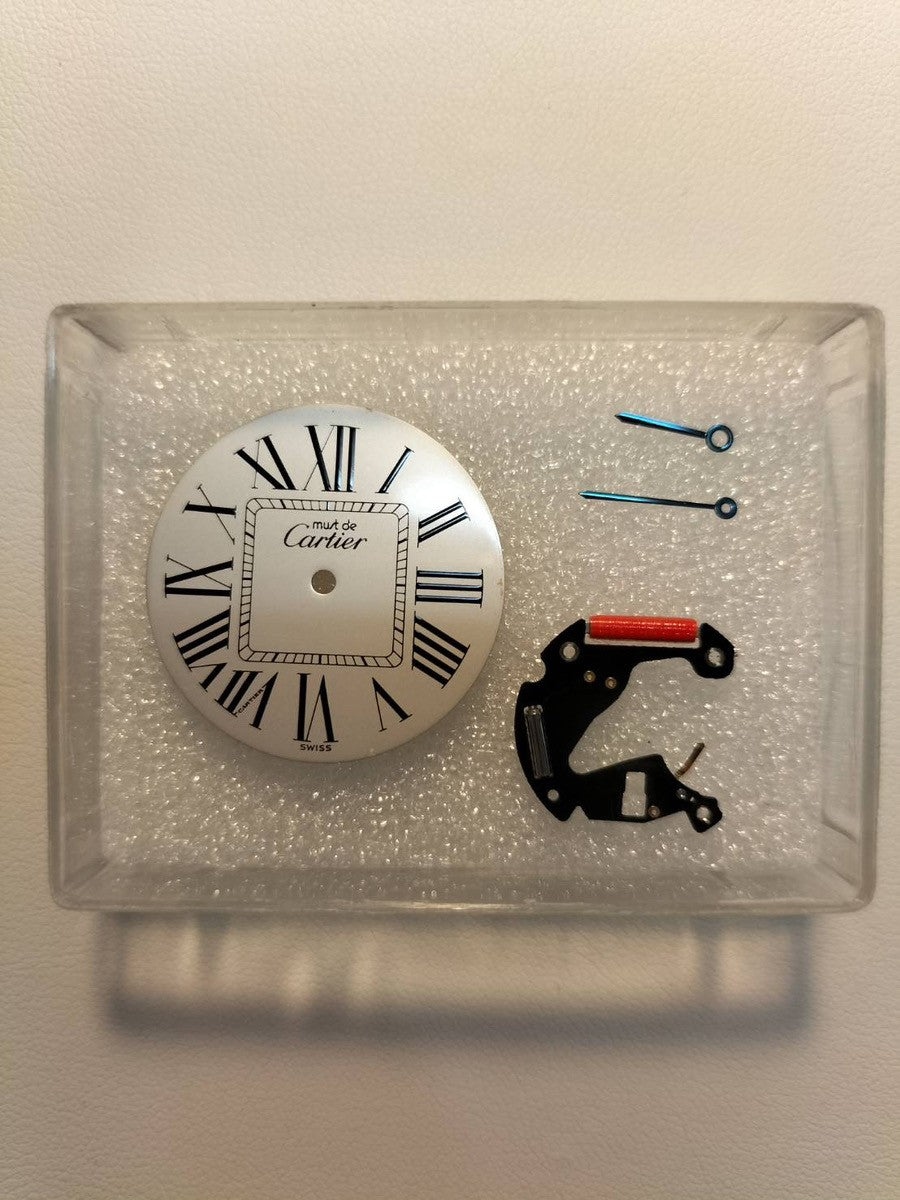 Cartier Must Vendome 590003 / W1005454 Quartz Cal.690 SV925 Genuine leather strap Genuine D buckle (GP) Opalan dial Overhauled