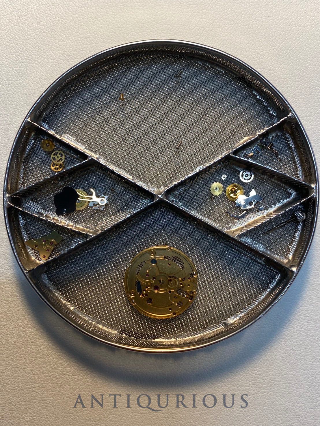 Hermes Clipper CL4.210 Quartz SS SS White Arabic Dial 24.0mm Box Warranty (2003) Overhauled