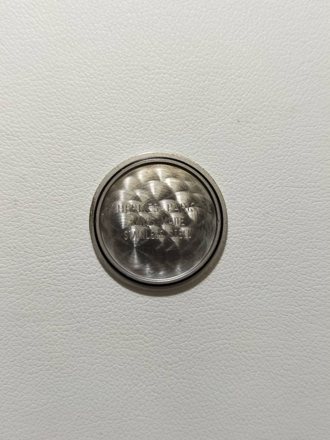 エルメス クリッパー CL4.220 クォーツ SS/GP SS/GP アイボリー文字盤(SWISS MADE表記) 箱 冊子 保証書(無記載)オーバーホール済み