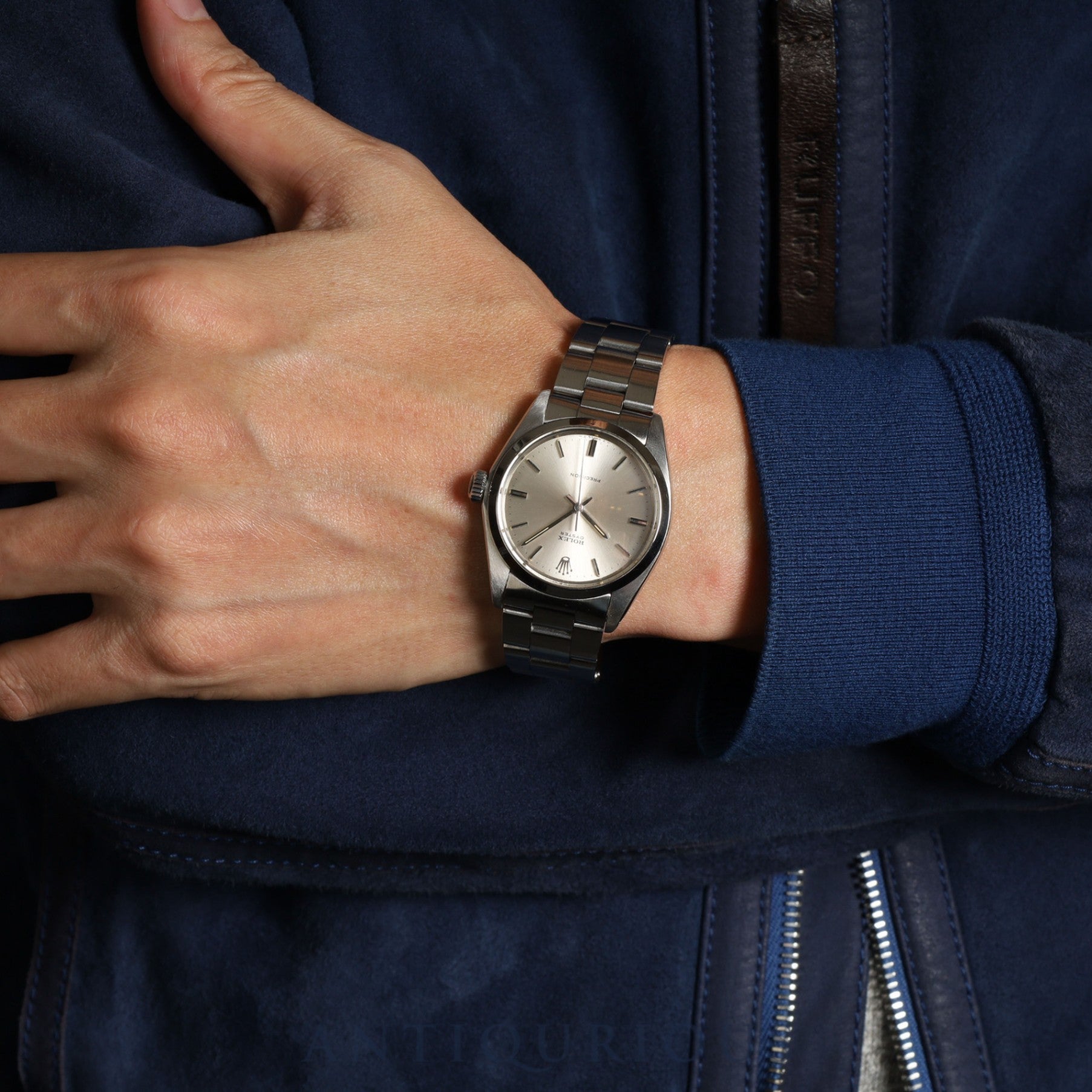 ロレックス オイスター プレシジョン 6426 自動巻き Cal.1225 SS SS シルバー文字盤 33番台(1970年) オーバーホール済み