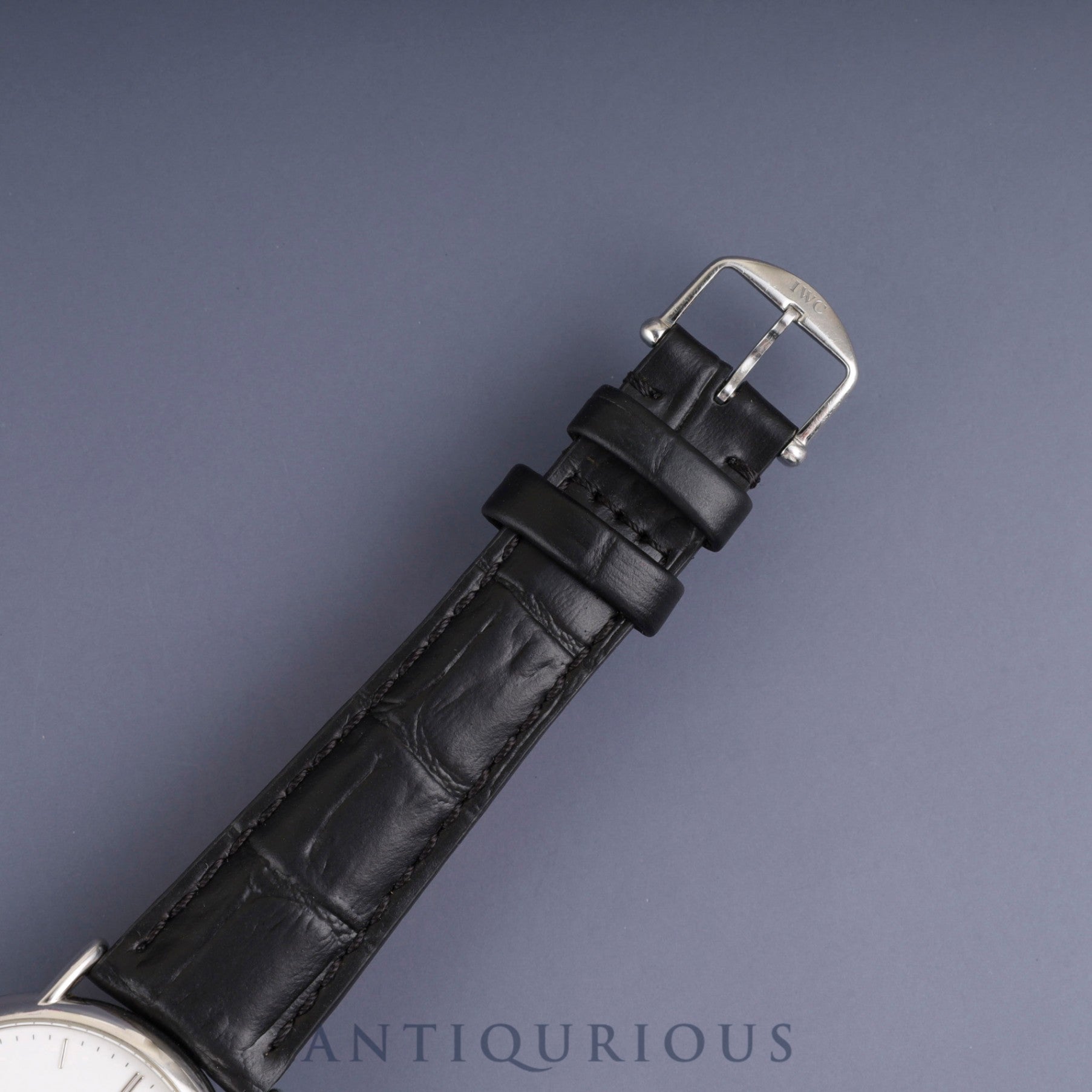 アイダブリュシー ポートフィノ IW351403 自動巻き Cal.C.37521 SS 革 社外尾錠(SS) ホワイト文字盤 オーバーホール済み