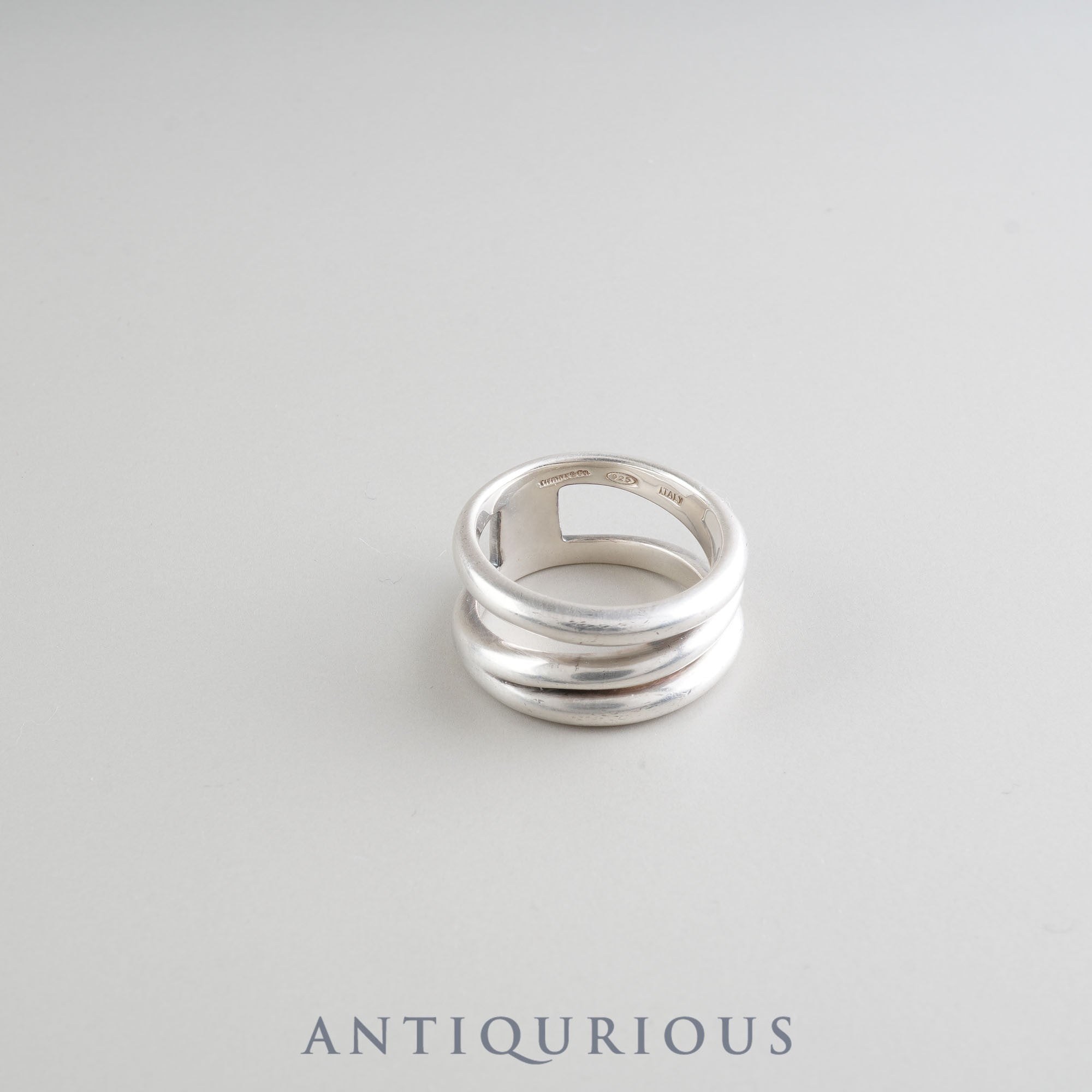 ティファニー リング オープンダイアゴナル SV925