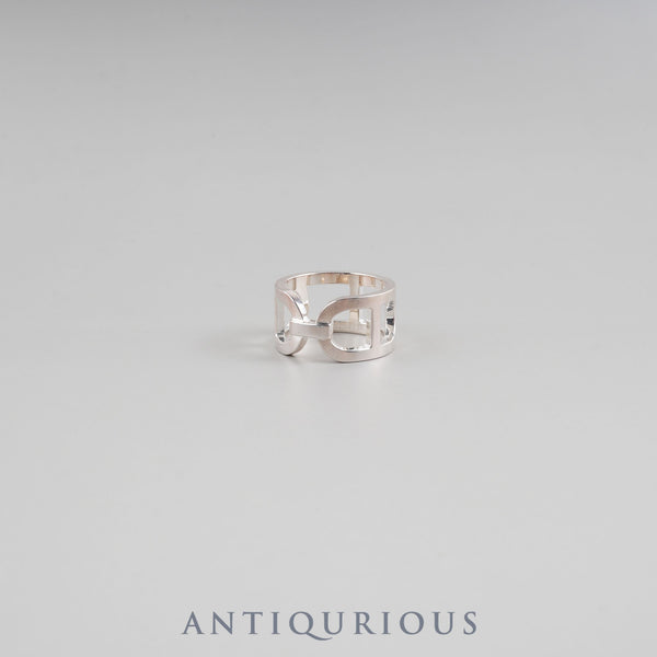 Hermes Ever Chaine d'Ancre Ring, SV925, #53, Approx. Size 12.5, Box, 23 Years Engraved