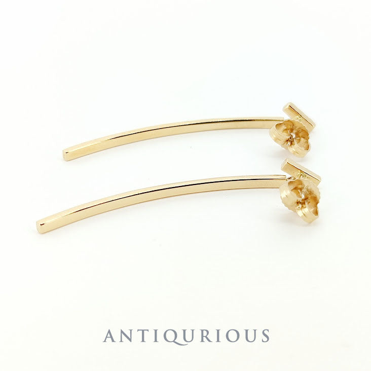 ティファニー ピアス Tワイヤー バー