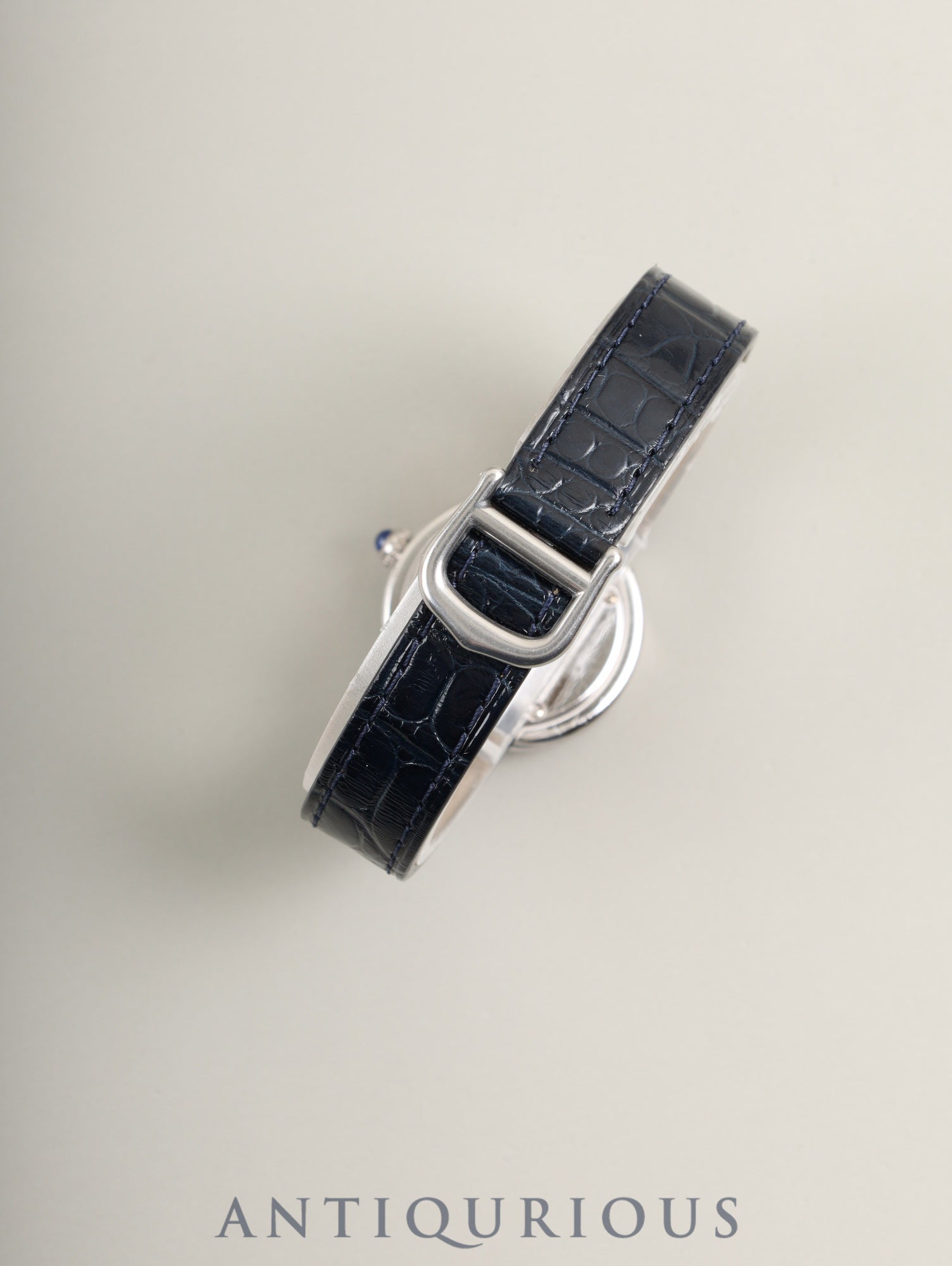 カルティエ マストトリニティ W1014945 / 2439 クォーツ Cal.157 SV925 純正革ベルト 純正Dバックル(SS) シルバーローマン文字盤 箱 冊子 オーバーホール済み