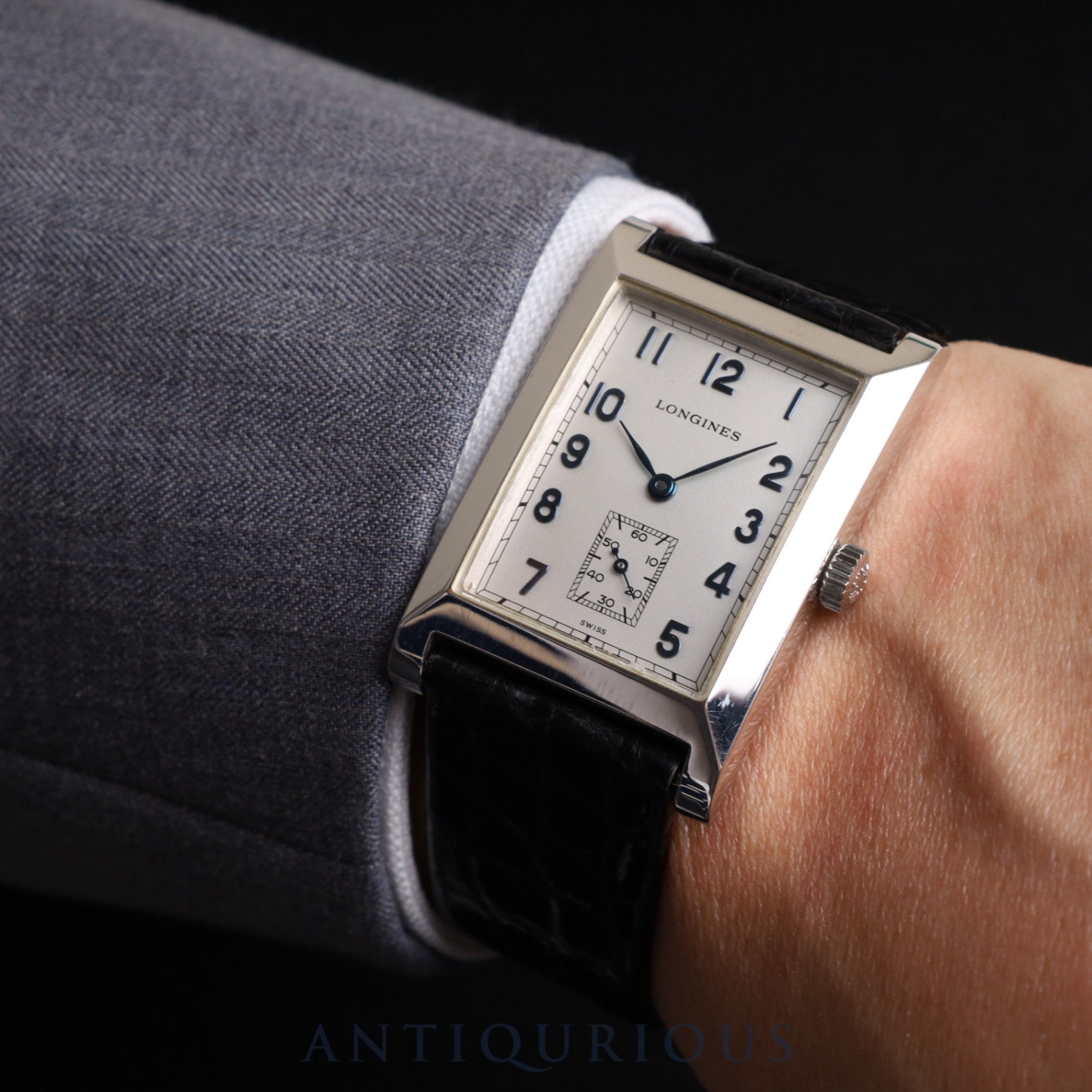 ロンジン ドルチェヴィータ L5.662.6 創業100周年記念モデル 限定300本 手巻き Cal.L396.2  750 革 純正尾錠(SS) ホワイトアラビア文字盤 純正替えベルト オーバーホール済み