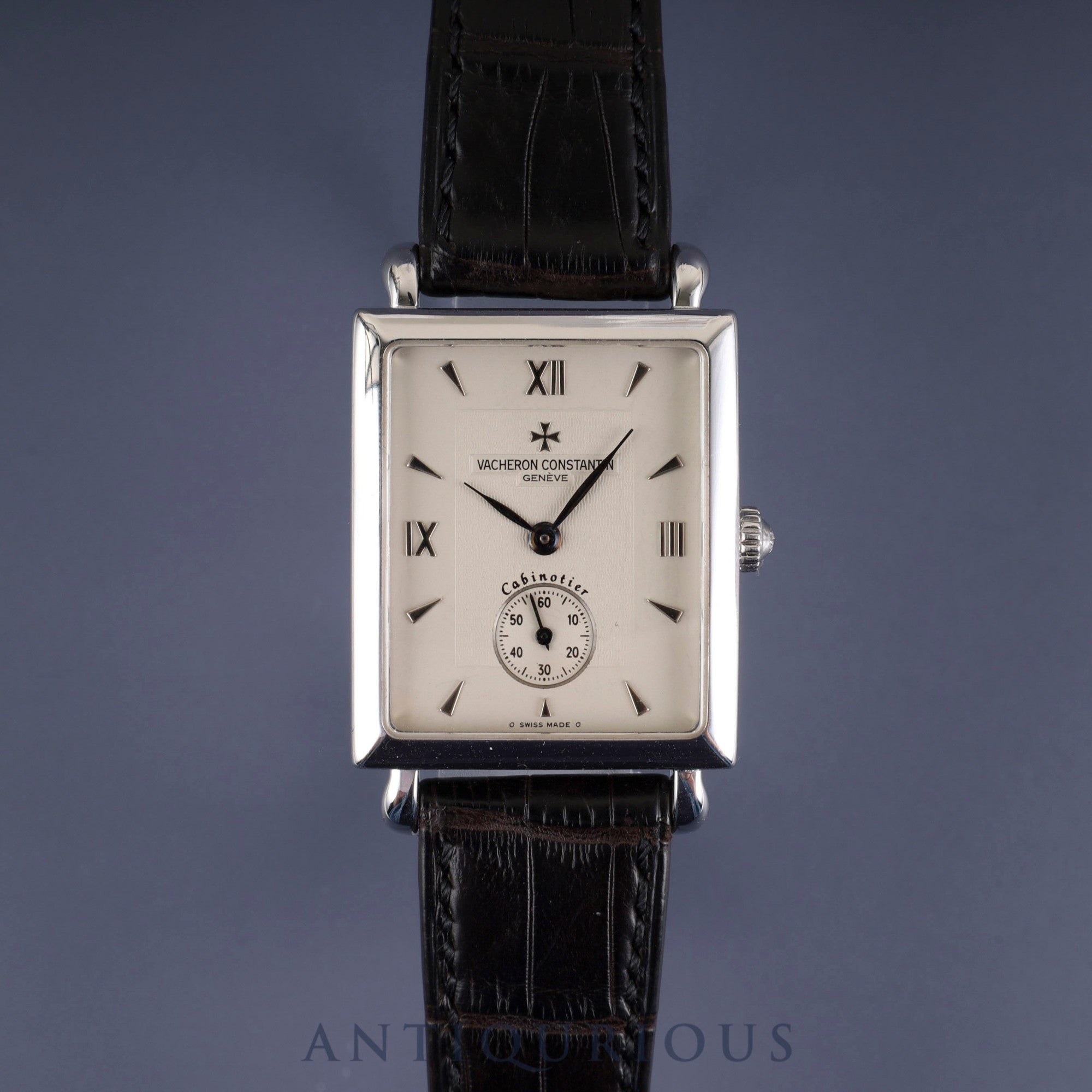 ヴァシュロン・コンスタンタン キャビノチェ 91001/000G-7 手巻き Cal.1017 750 純正革ベルト 純正尾錠(750) ホワイト文字盤 箱 ケース 冊子 保証書(1996年) オーバーホール済み