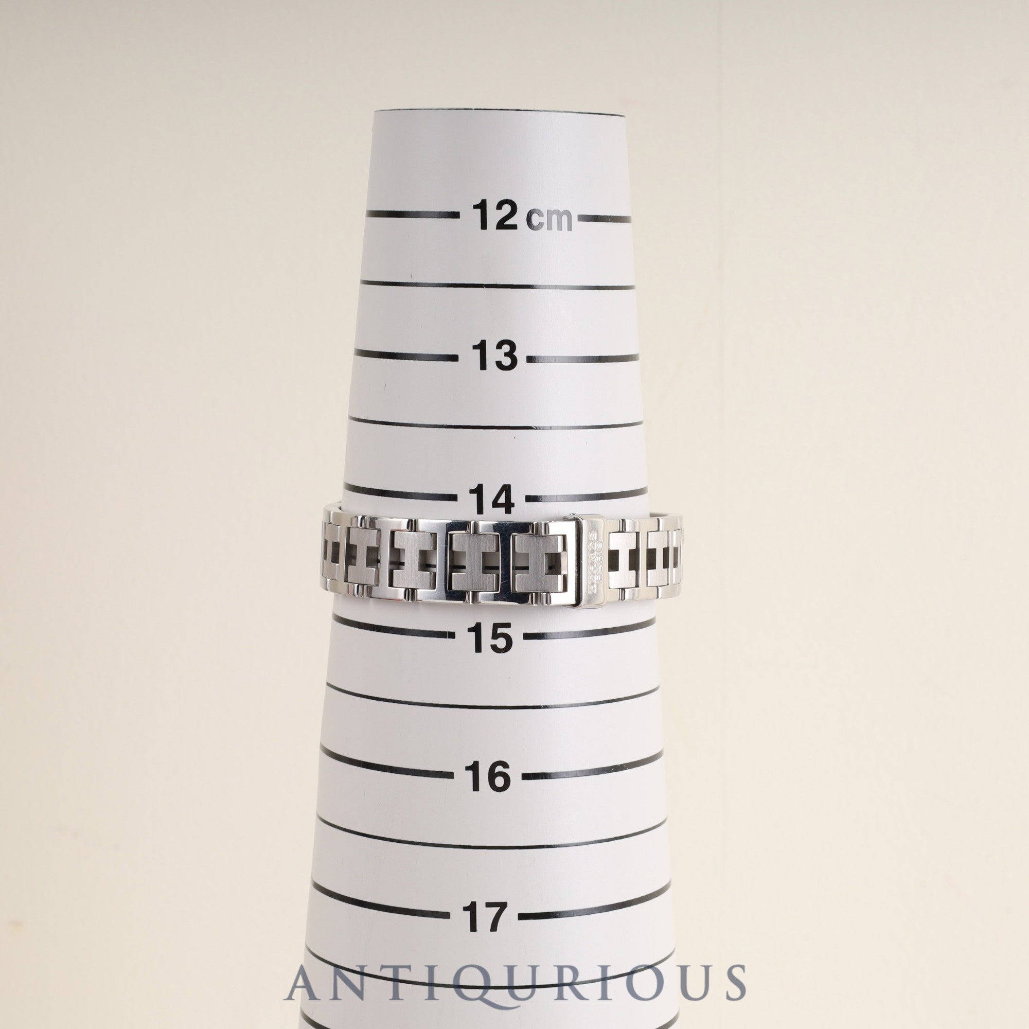 エルメス クリッパー CL4.210 クォーツ SS SS ブルーアラビア文字盤 箱 保証書(2002年)オーバーホール済み