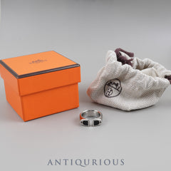 Hermès Etrier Ring SS #T58 Dust Bag Box Tag Card (2024)