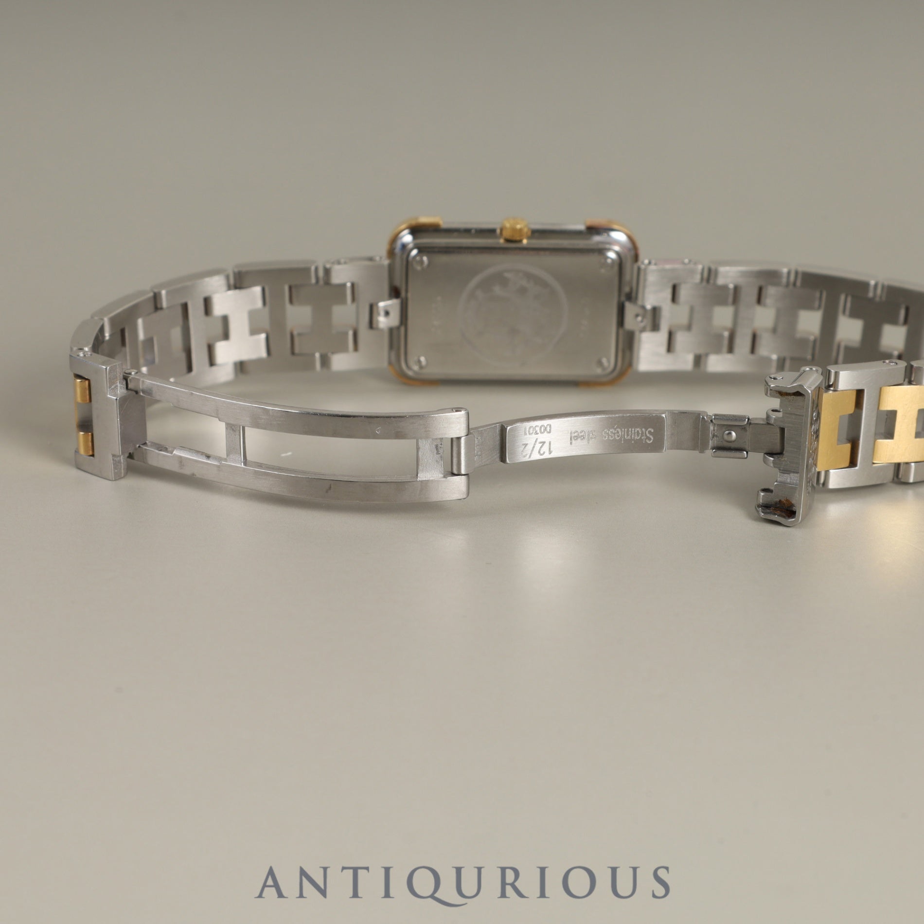 Hermès Cloajour CR1.220 Quartz Cal.976.001 SS/GP SS/GP White Dial Overhauled