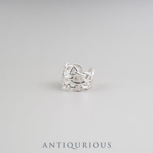 Hermes Ring Chaine d'Ancre Ancienne GM SV925 #58 19 years old