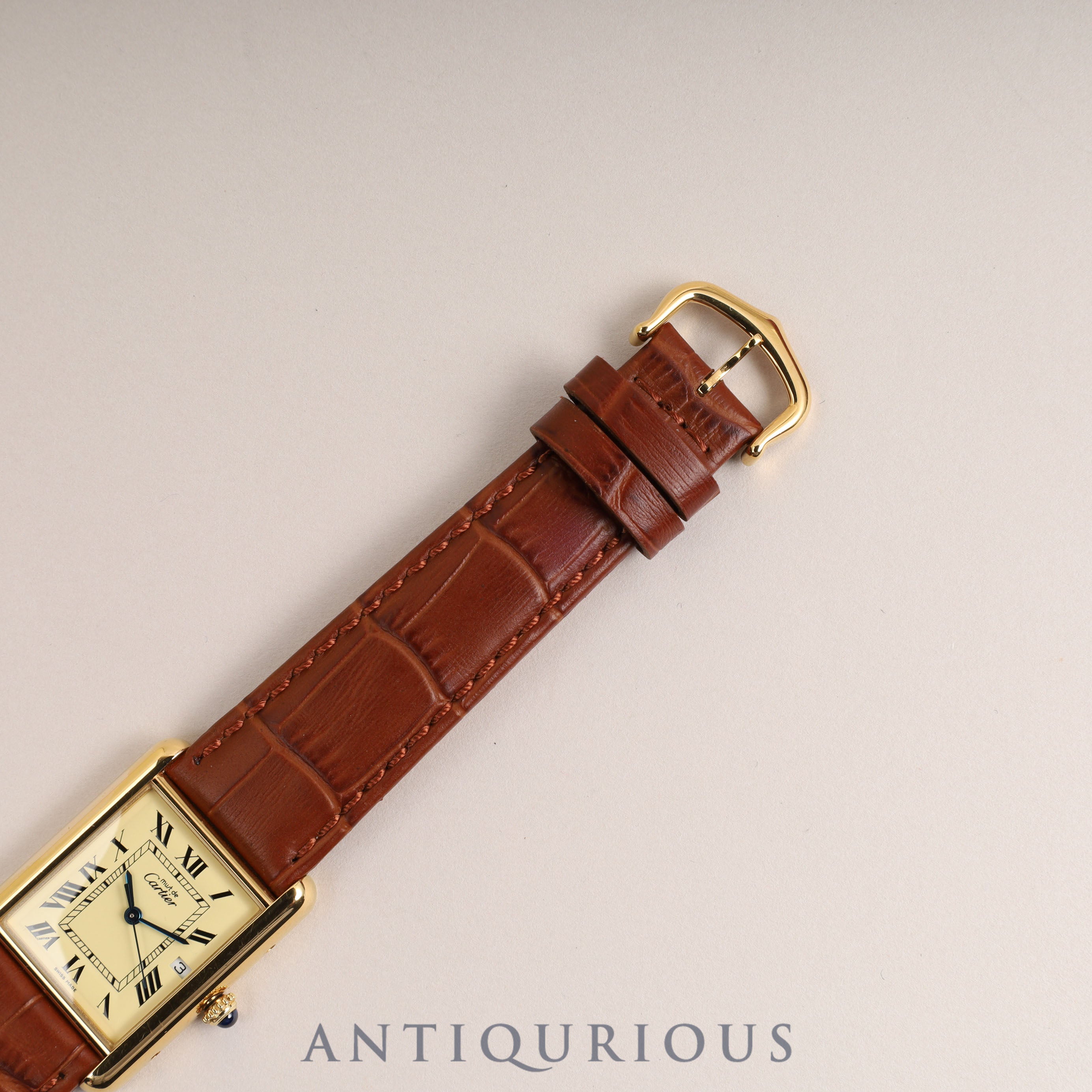 カルティエ マストタンク GM(XL) デイト QZ コンプリートサービス(フルメンテナンス)済み