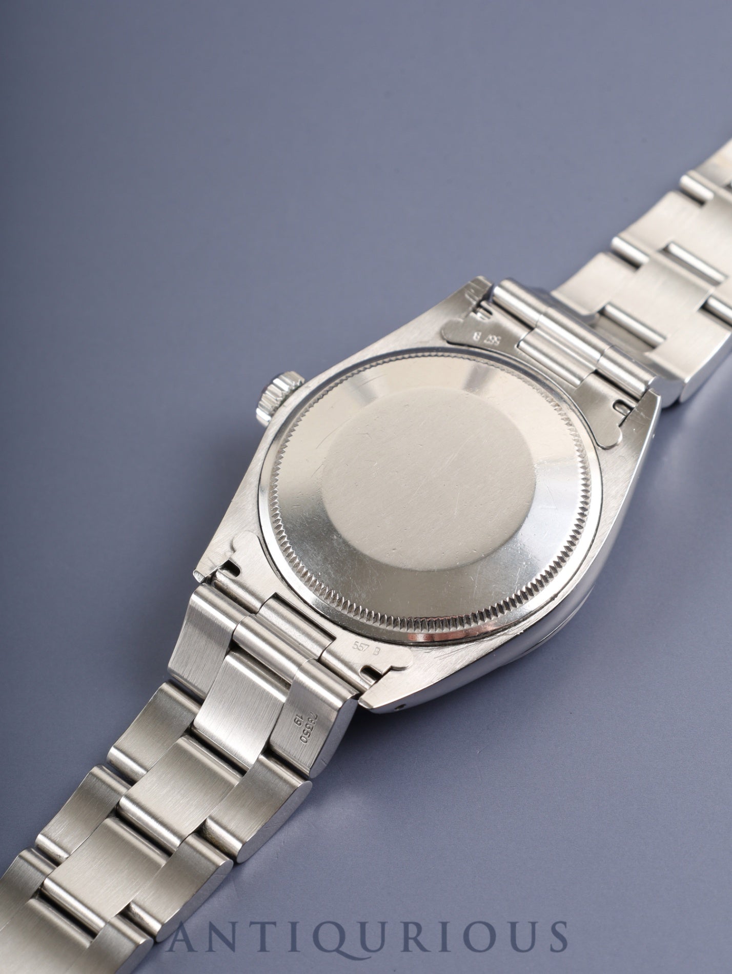 ロレックス オイスターパーペチュアルデイト 1500 自動巻き Cal.1570 SS SS グレー文字盤 36mm 19番(1966年)オーバーホール済み