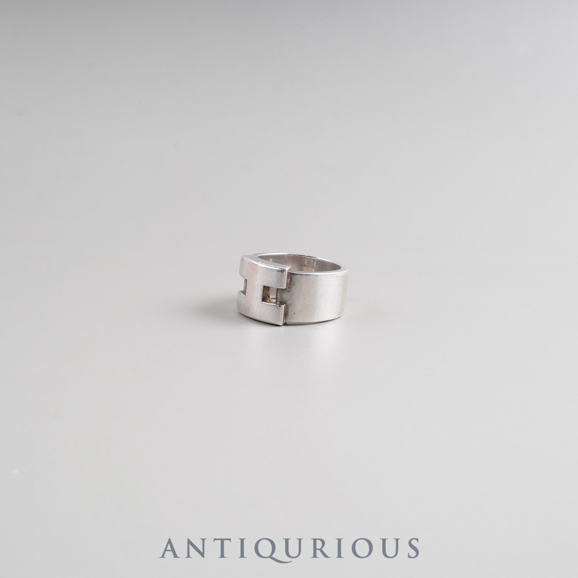 Hermes Hercules Ring, SV925, #52, Approx. Size 11, Box