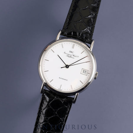 IWC Portofino 3513 1 Automatic Cal.37621 SS Leather Genuine Buckle (SS) White Dial Overhauled Portofino IWC