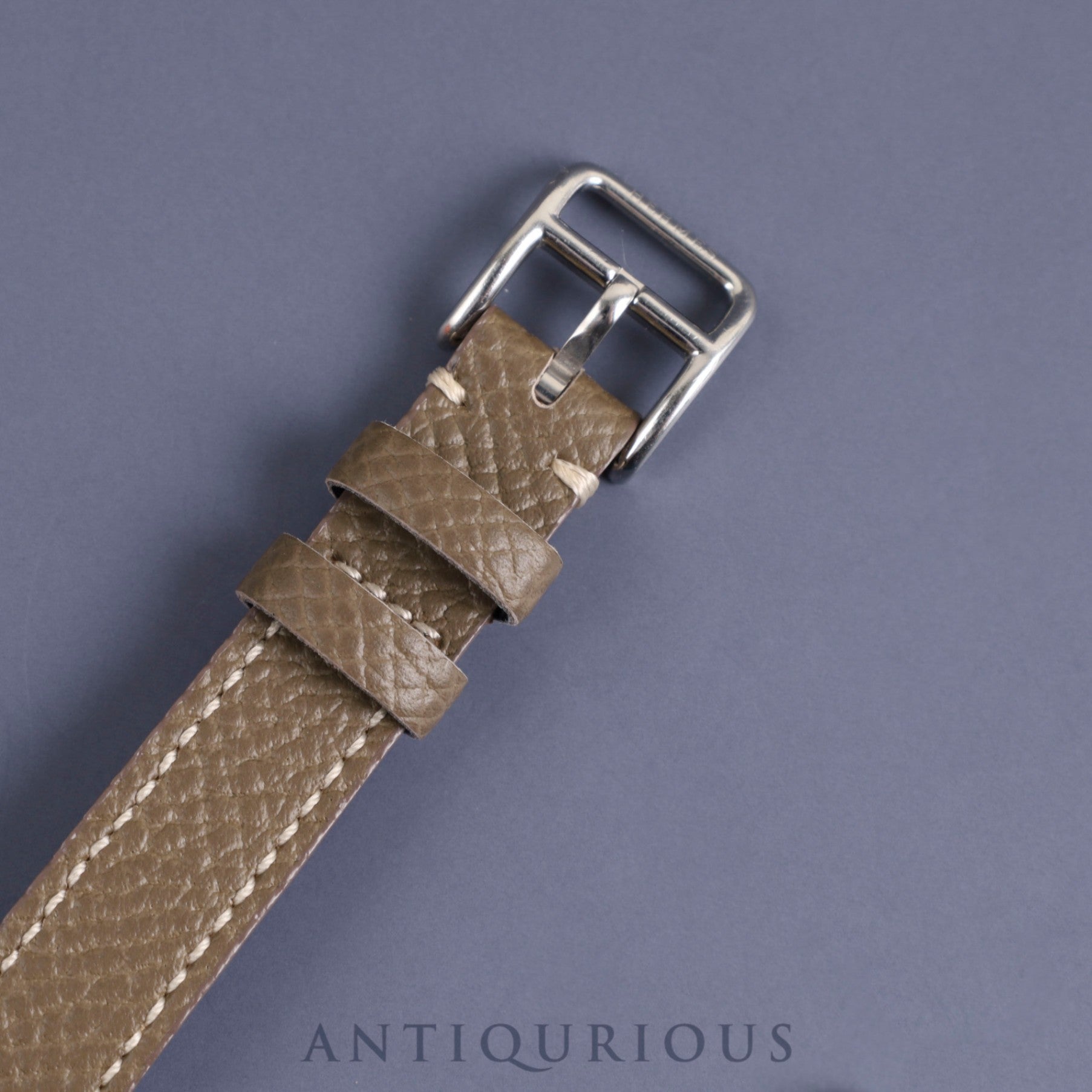 Hermes Cape Cod Dezone CC3-210 Quartz Cal.E01001 SS Leather Genuine Buckle (SS) Silver Dial Box Warranty (2014) Overhauled