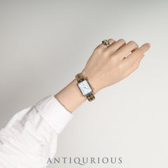 エルメス クロアジュール CR1.740 クォーツ Cal.032 SS/GP SS/GP ホワイトローマン文字盤 オーバーホール済み