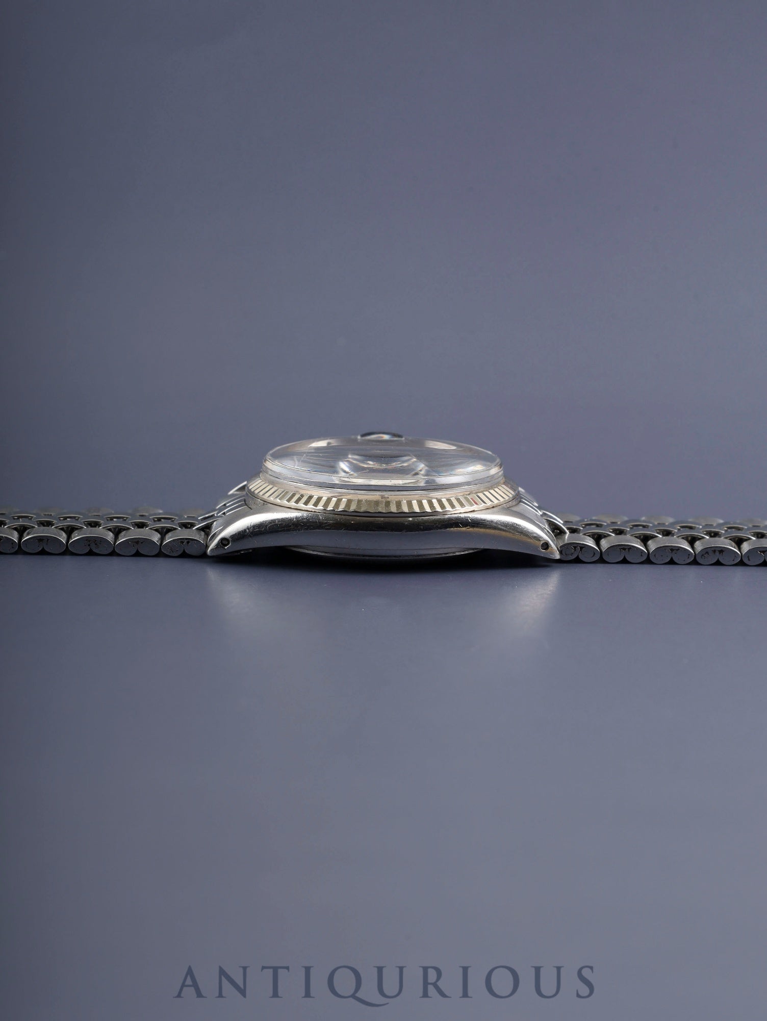 ロレックス デイトジャスト 1601 自動巻き Cal.1560 SS/WG SS シルバー文字盤 95番(1963年)オーバーホール済み