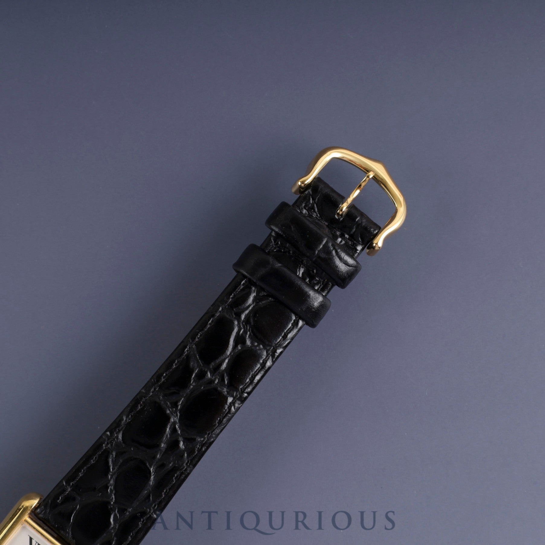 カルティエ マストタンク LM 590005 クォーツ Cal.90 SV925 革 純正尾錠(GP)オパラン文字盤 1982年頃~1995年頃 オーバーホール済み