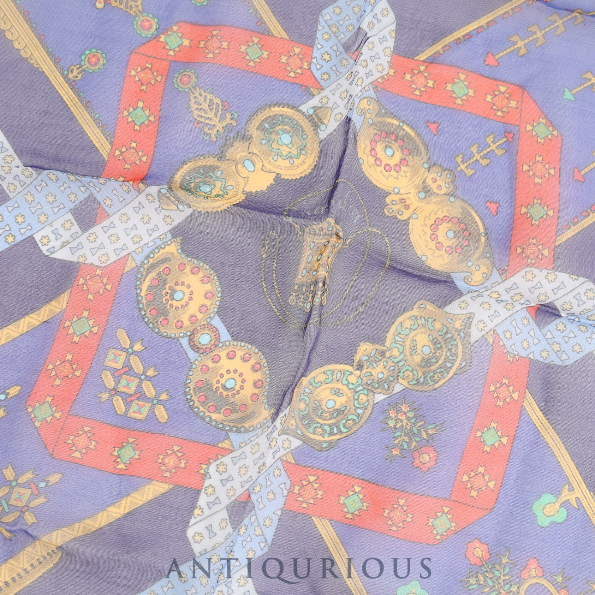 エルメス スカーフ カレ45 J.Abadie SILK100%