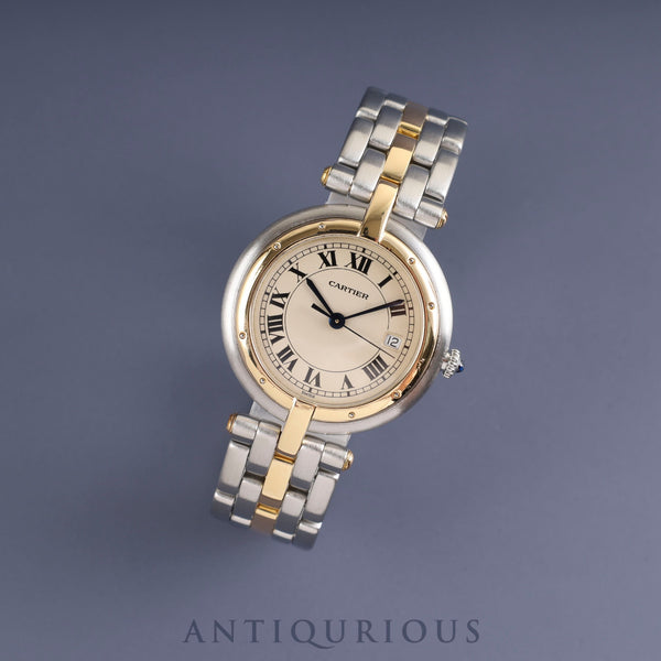 Cartier Panthere Vendome LM 183964 Quartz SS/YG 1 Row White Roman Dial Completely serviced at Cartier boutique