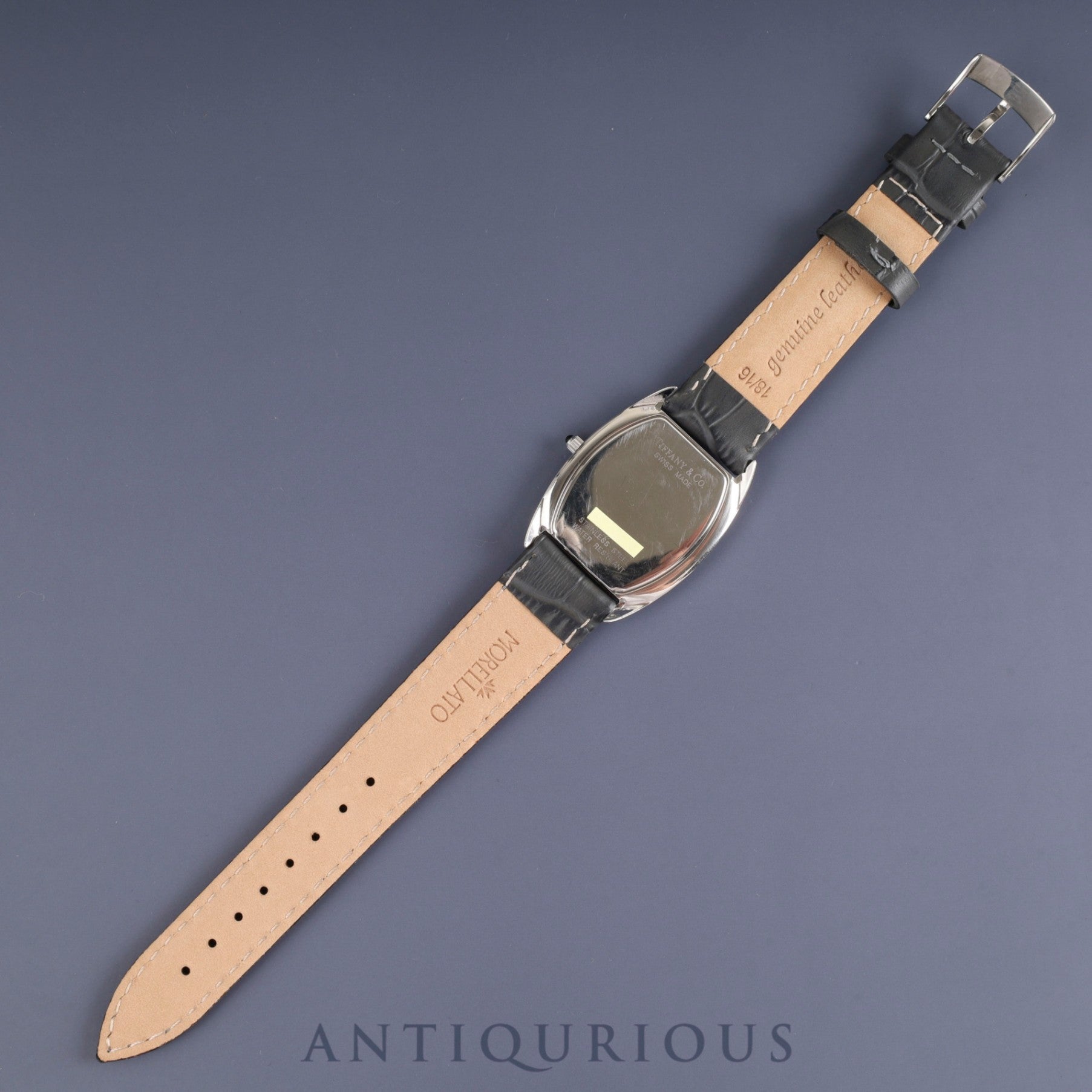 ティファニー クラシックトノー スモールセコンド 515.1018 クォーツ Cal.980-163 SS 革 純正尾錠(SS) ホワイトアラビア文字盤 オーバーホール済み