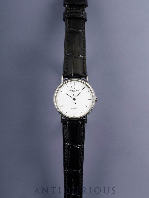 アイダブリュシー ポートフィノ IW351403 自動巻き Cal.37521 SS 革 純正尾錠(SS)ホワイト文字盤 オーバーホール済み