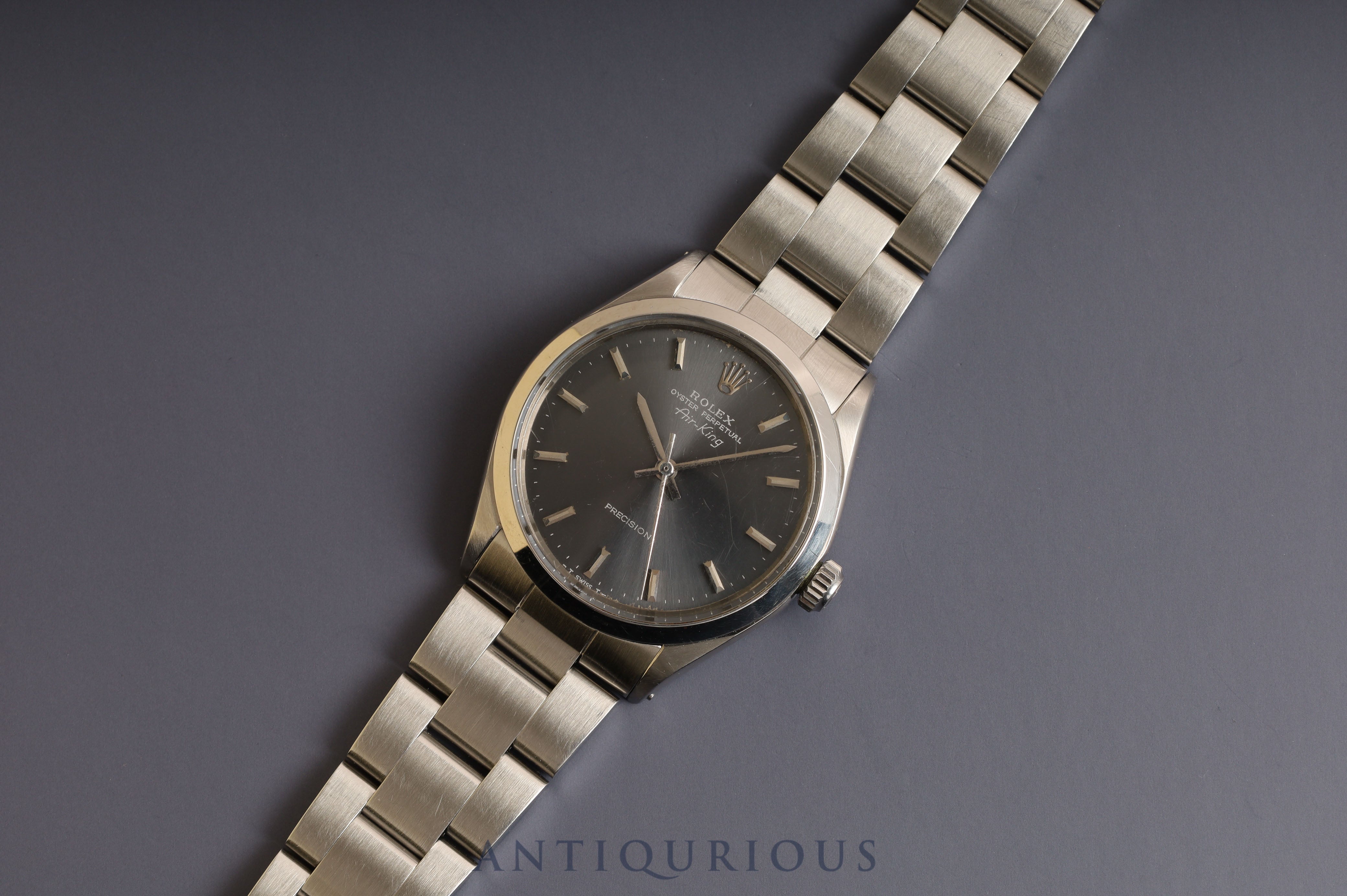 Rolex Air King 5500 Grey Dial