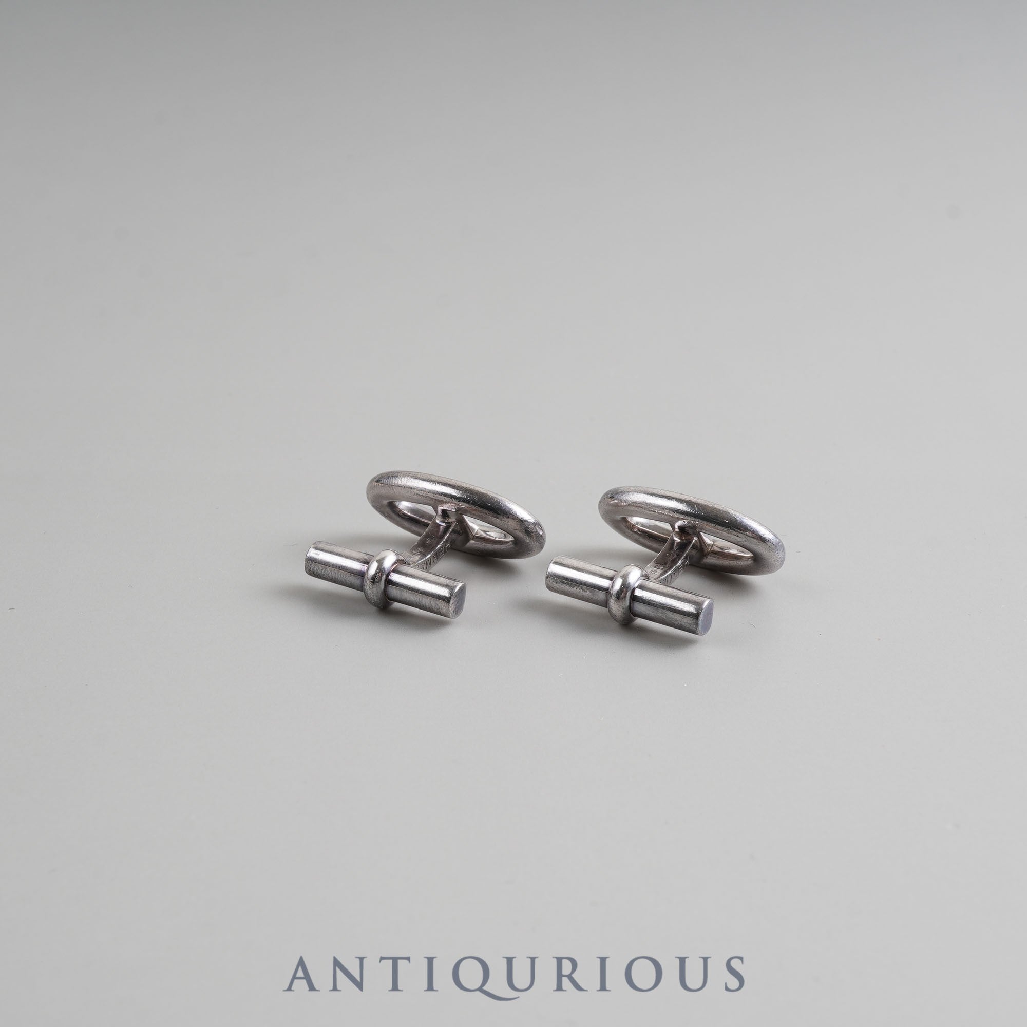 Hermes Cufflinks Chaine d'Ancre SV925 Box Card