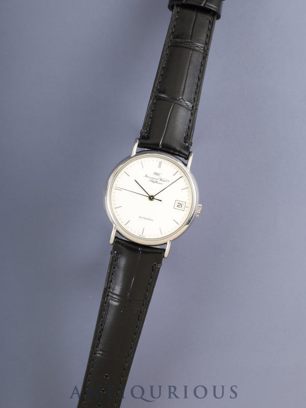 IWC ポートフィノ アイダブリュシー 3513 自動巻き Cal.C.37521 SS 革 純正尾錠(SS)シルバー文字盤 オーバーホール済み