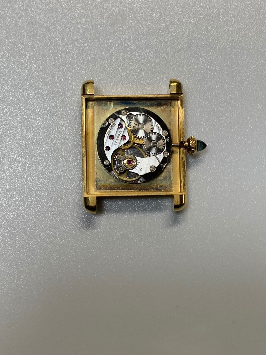 カルティエ タンクルイカルティエ LM 78086 手巻き Cal.2512-1 750YG 純正革ベルト 純正Dバックル(18K) ホワイトローマン文字盤(PARIS表記) オーバーホール済み