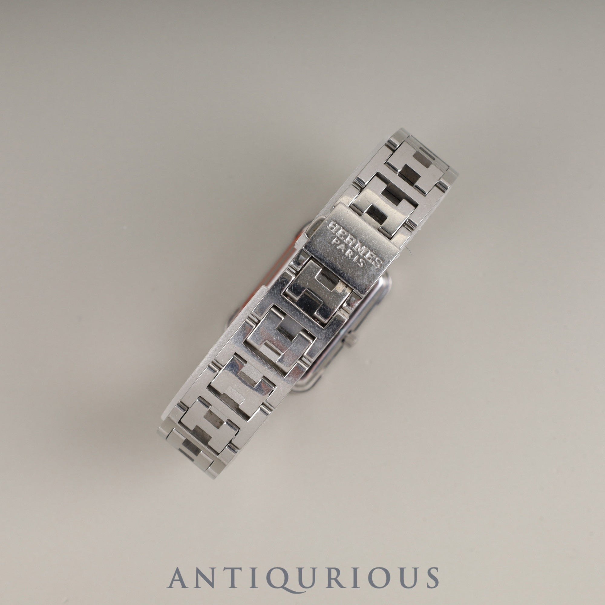 エルメス クロアジュール CR2.210 クォーツ Cal.976.001 SS SS ホワイトシェル文字盤 箱 冊子 保証書 タグ オーバーホール済み