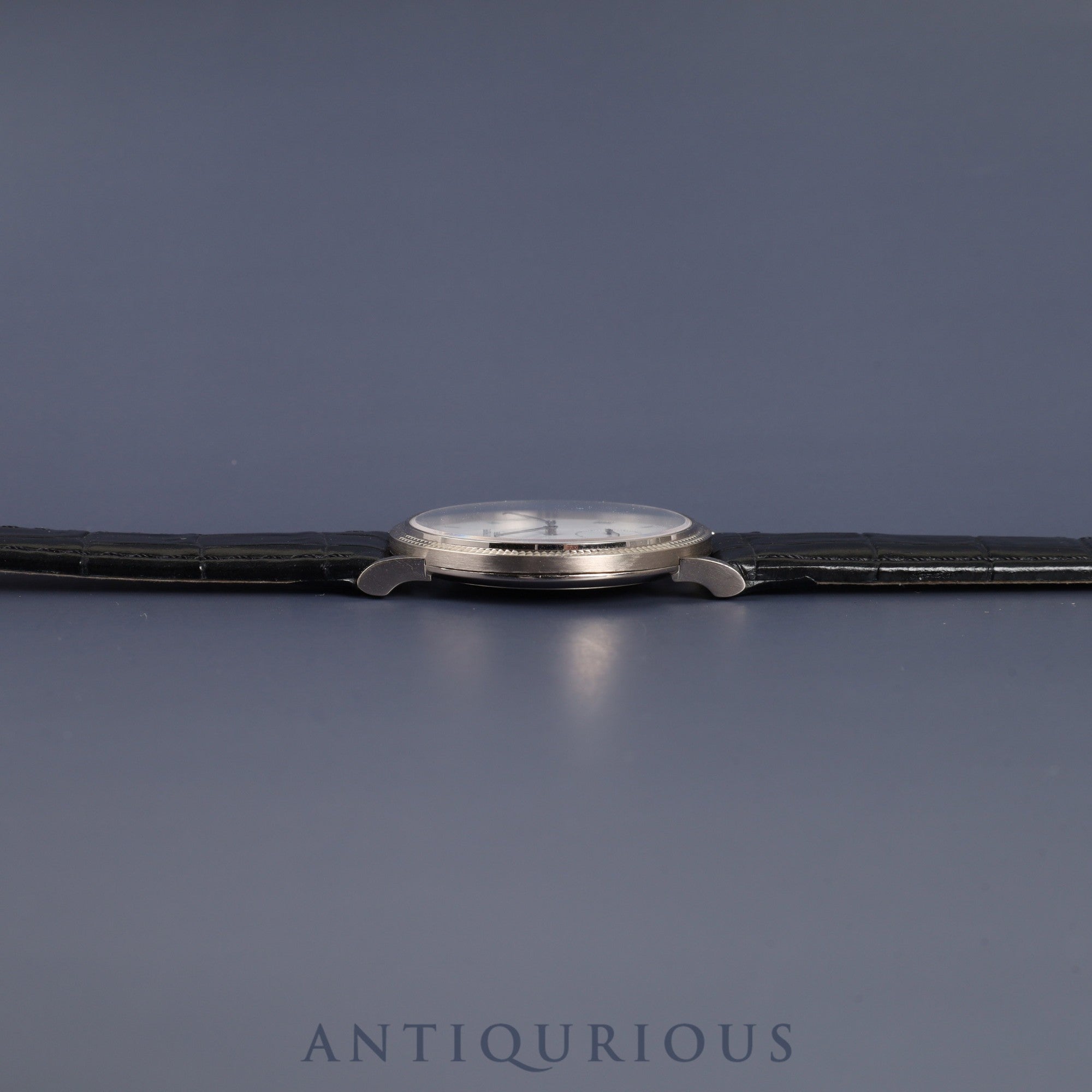 パテック・フィリップ カラトラバ 3919G-001 手巻き Cal.215 750 革 純正尾錠(750) ホワイトローマン文字盤 箱 ケース(劣化) アーカイヴ(2017年発行/1992年購入品)修理明細(個人名記載あり)純正ベルト付き(使用感あり) オーバーホール済み